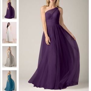 Bella bridesmaids plum bridesmaid dress